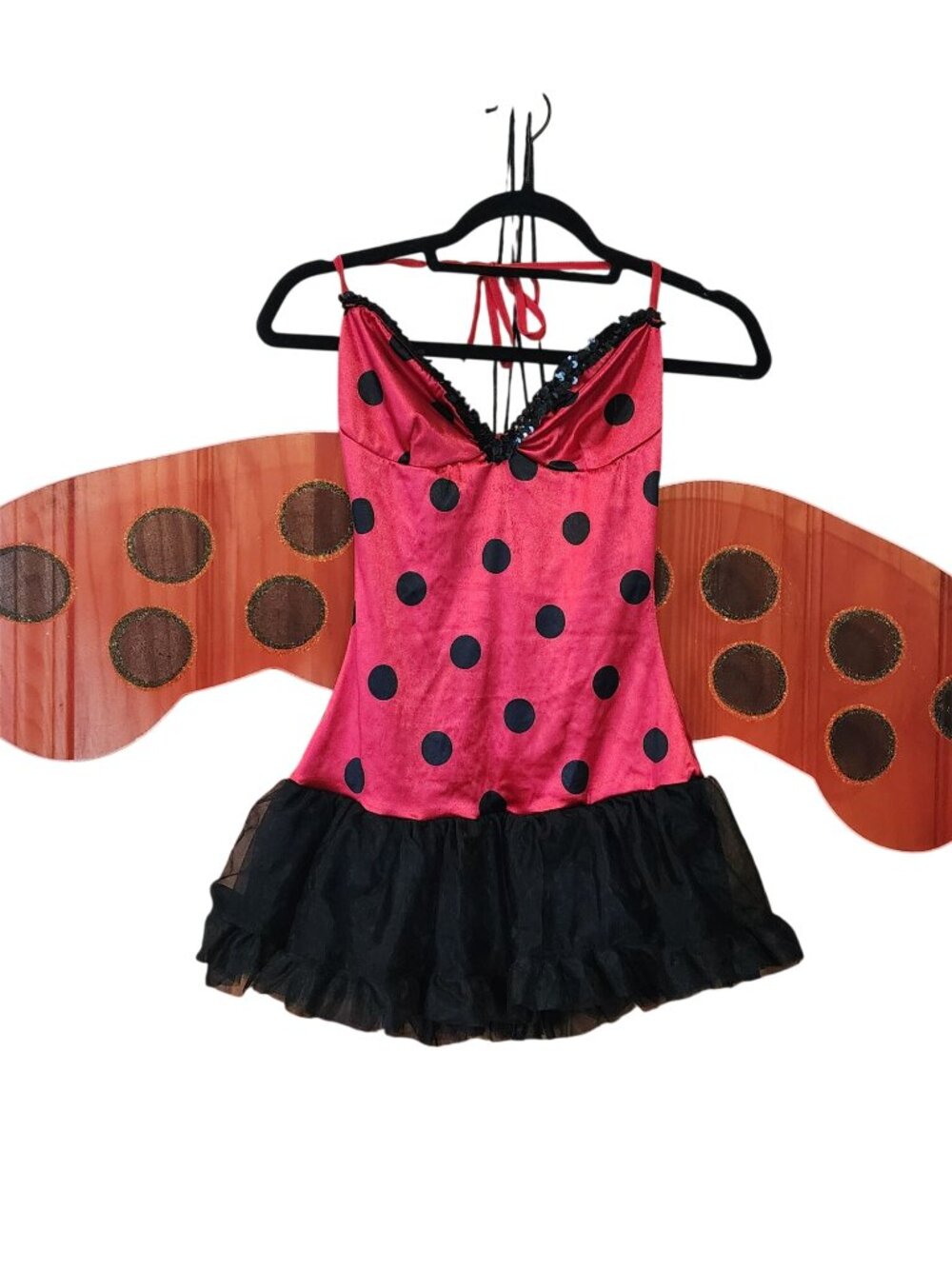 Ladybug Sexy Halloween Costume Womens Size S/M